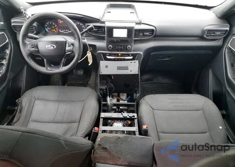 2021 Ford Explorer Police Interceptor from USA, damaged, VIN 1FM5K8AB2MGC00966